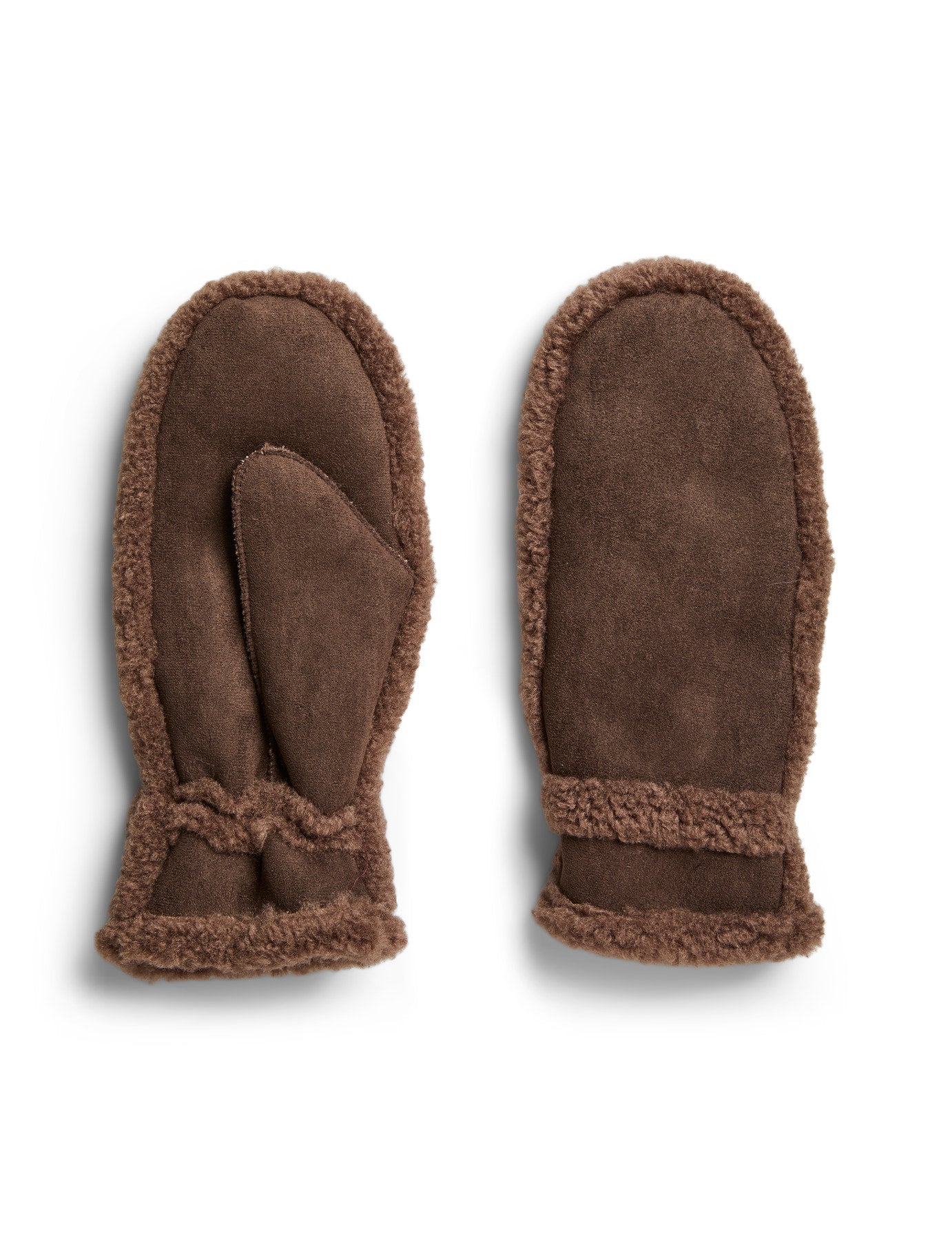 PIECES ARLO MITTENS Coffee Quartz