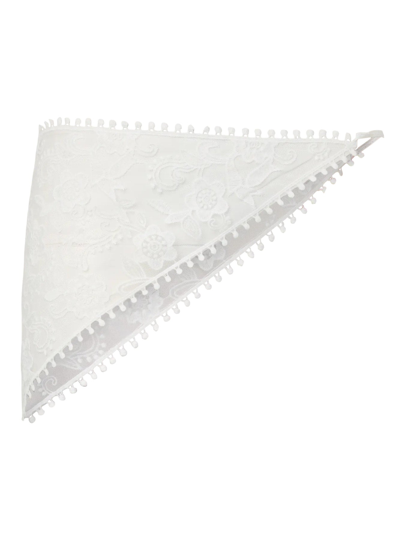 PIECES ASTA J WRAP LACE SARONG HVID