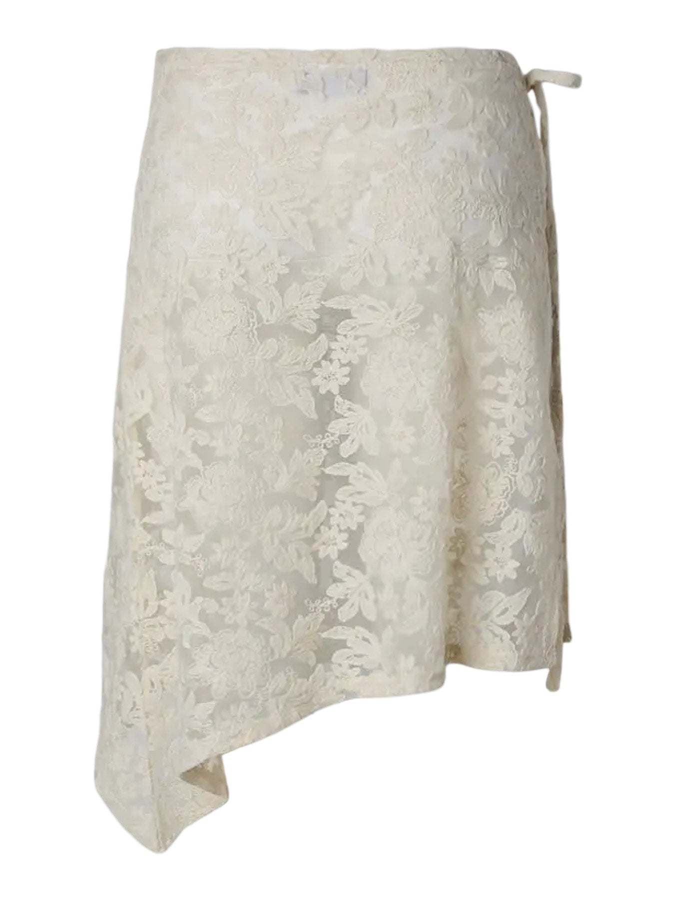 PIECES JOVA MW SARONG SKIRT D2D Coconut