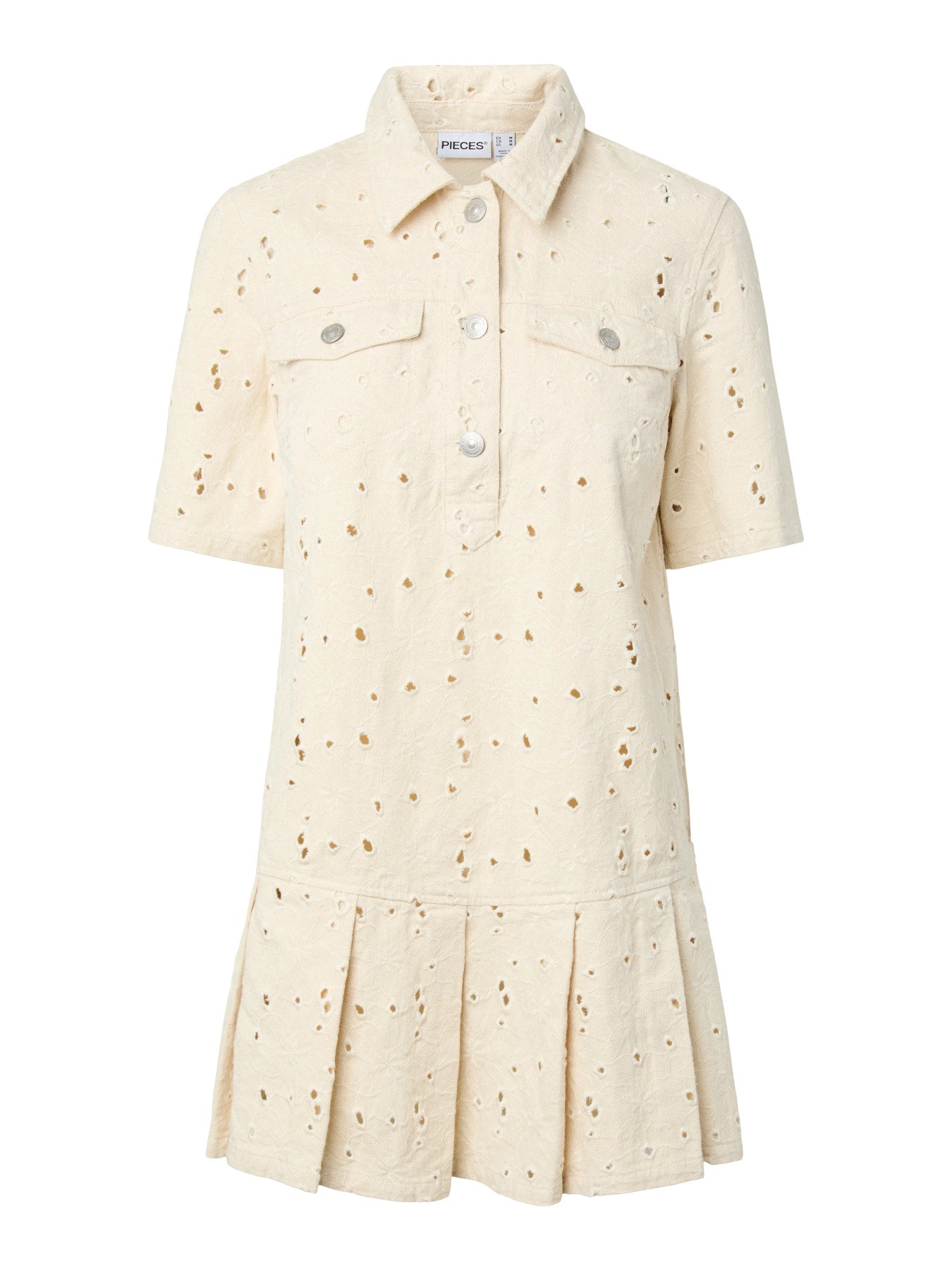 PIECES ELLA 2/4 SHORT DRESS DNM D2D