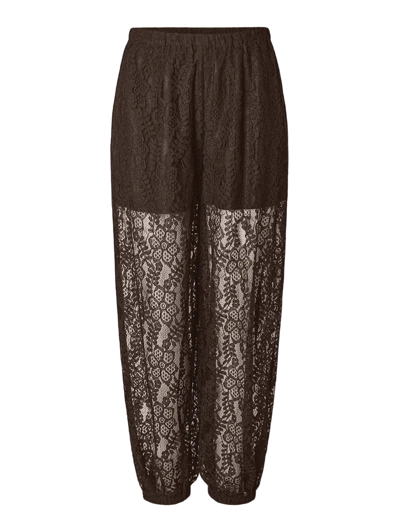PIECES ALINE HW BALLOON LACE PANTS W HOT FUDGE