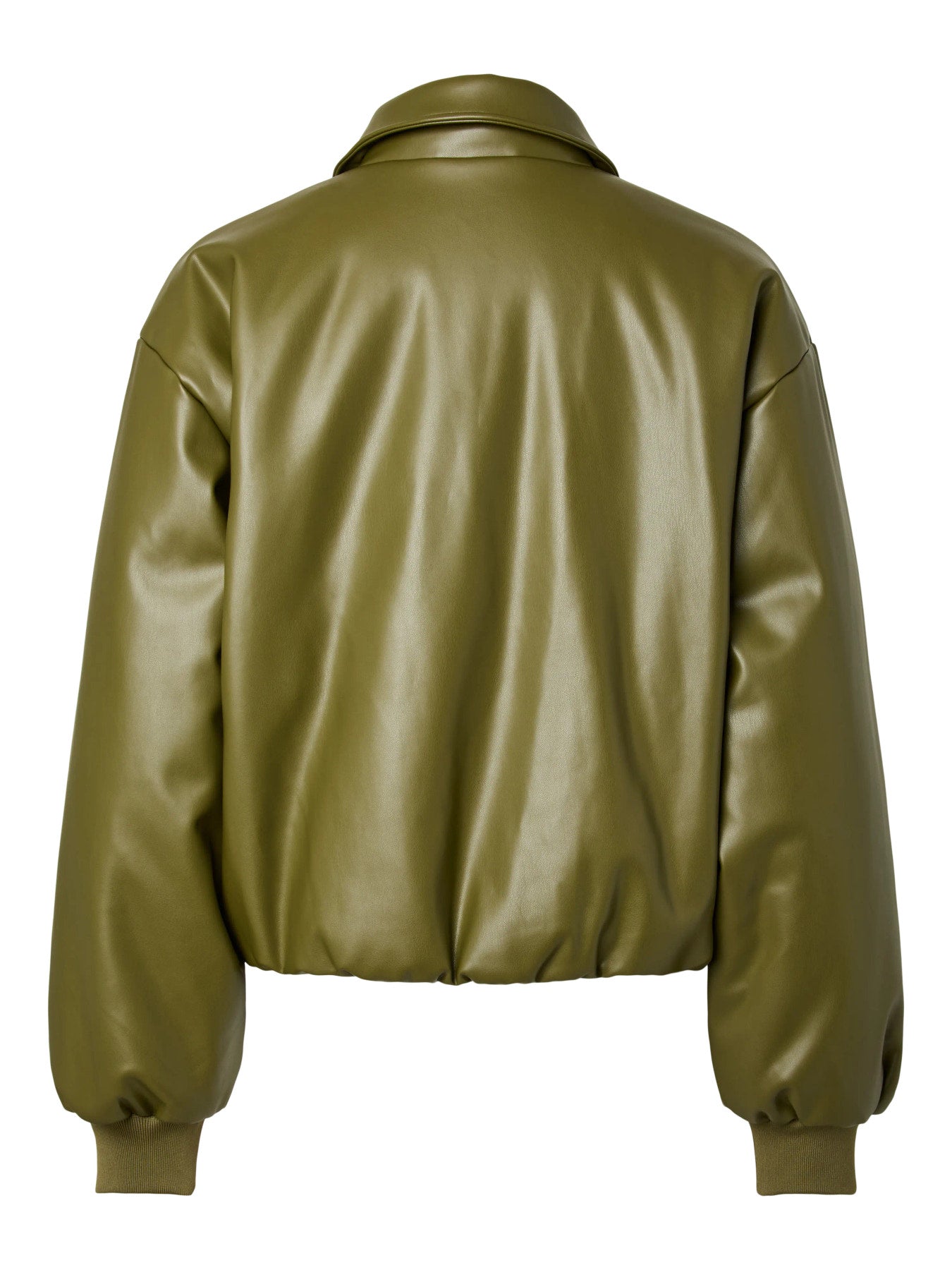 PIECES LARA PADDED COATED BOMBER JACKET WB BC Spagnum