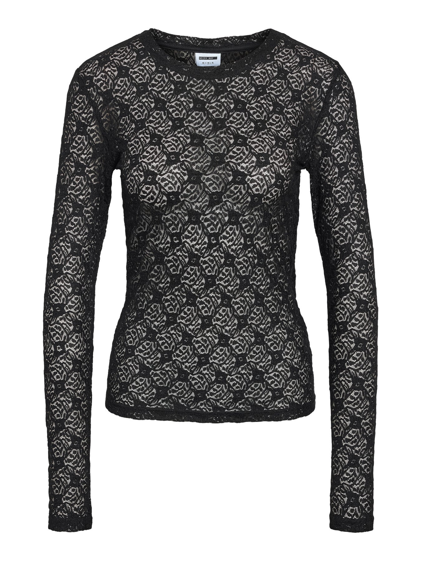 NOISY MAY JUDITH L/S LACE TOP NOOS