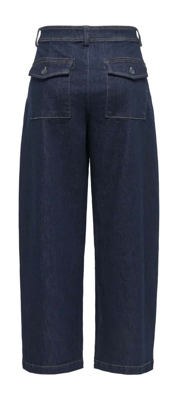 ONLY CLAIR MW BARREL JEANS DNM GUA "32"