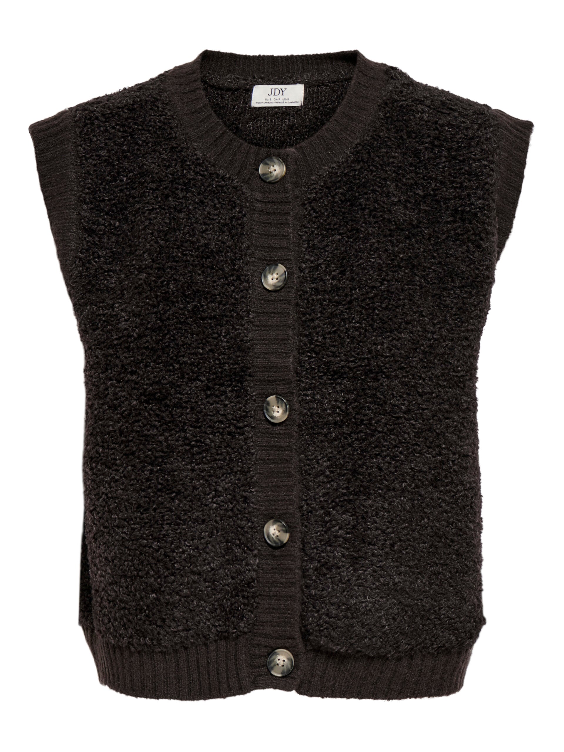 JDY EIRA LIFE S/L ON BUTTON VEST KNT NOOS