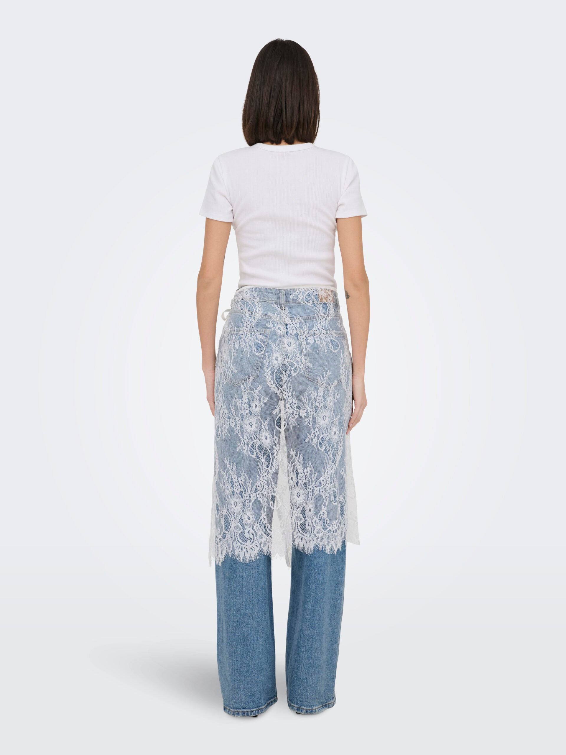 JDY WINNIE LACE SCARF WVN HVID