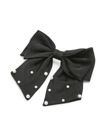 PC Rapu Bow hairclip - Black
