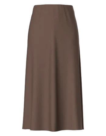 PIECES FRANAN HW ANKLE SKIRT WVN NOOS BC Brun