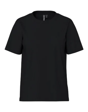 PIECES RIA SS SOLID TEE JRS NOOS BC BLACk