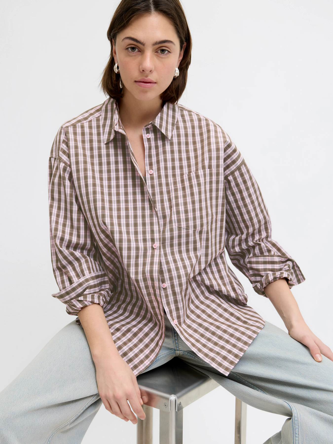 JJXX JAMIE LS RELAXED POPLIN SHIRT WVN NOOS - Billede 8