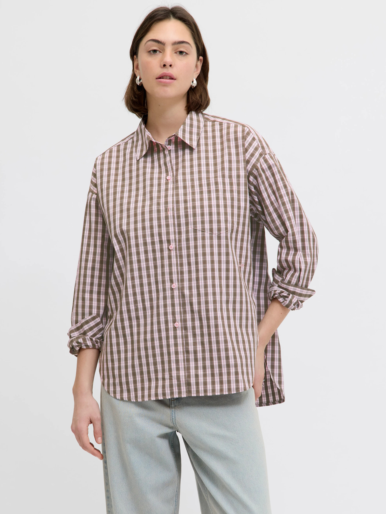 JJXX JAMIE LS RELAXED POPLIN SHIRT WVN NOOS - Billede 2
