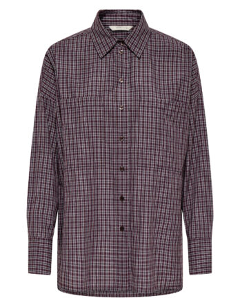 ONLY FENNA L/S OVERSIZE CHECK SHIRT WVN