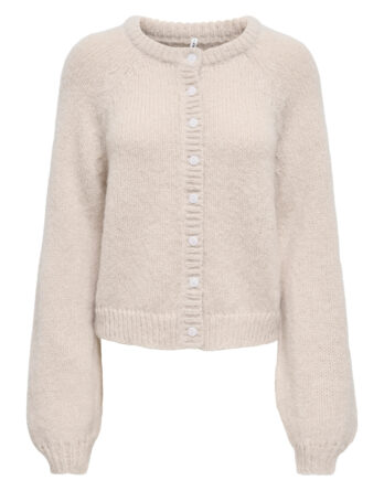 ONLY ALYSSA LS RAGLAN CARDIGAN NCA KNT Pumice Stone