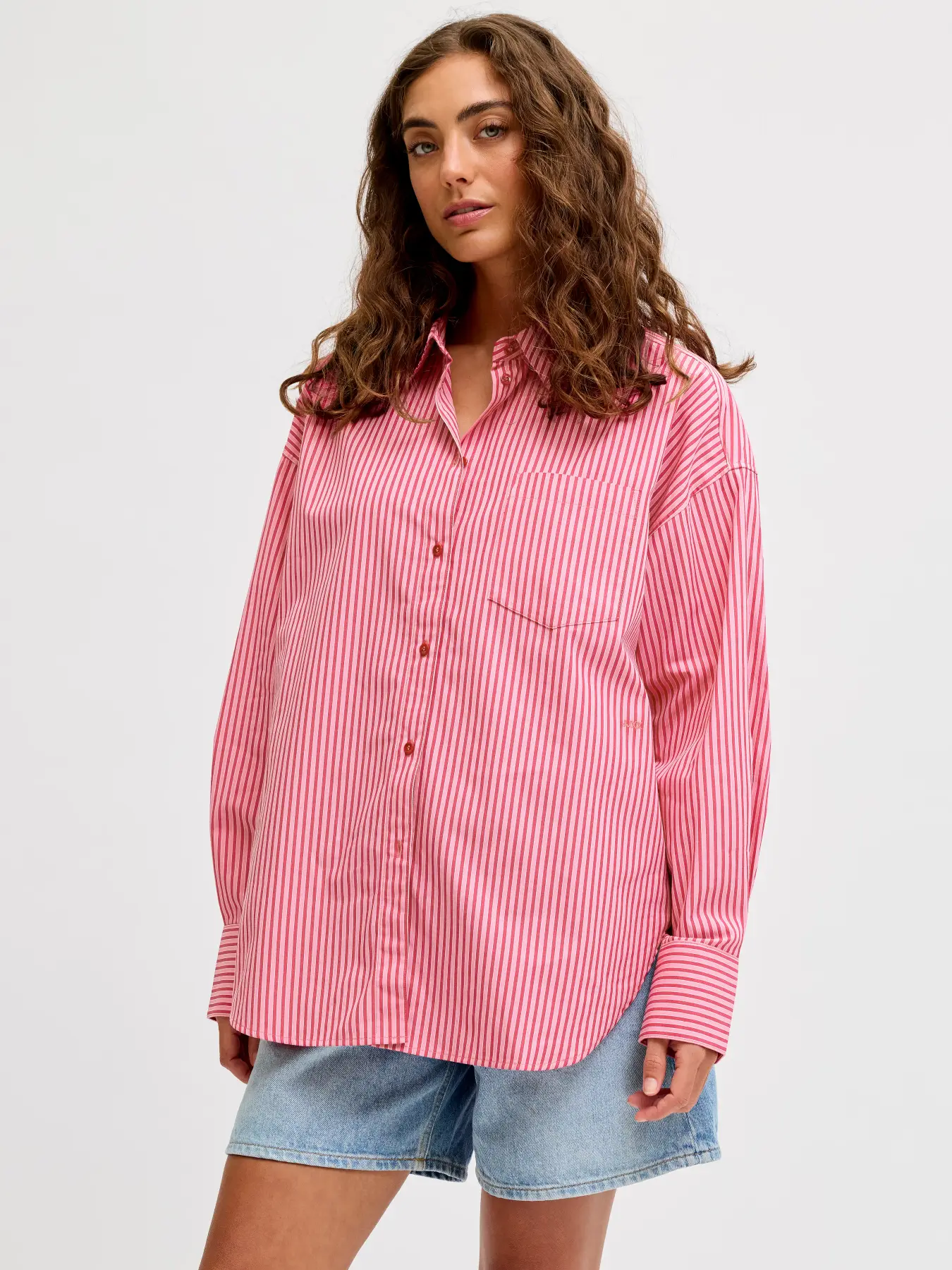 JJXX JAMIE LS RELAXED POPLIN SHIRT WVN NOOS - Billede 2