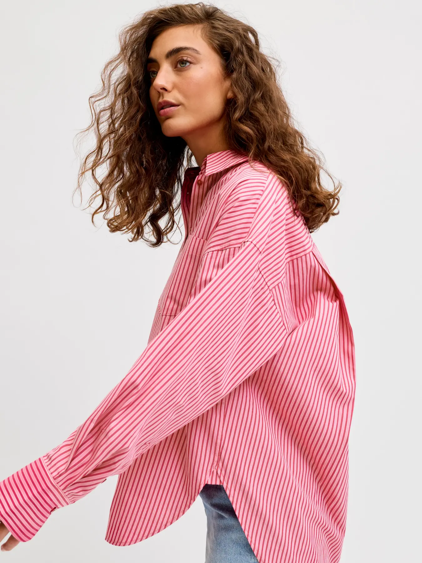 JJXX JAMIE LS RELAXED POPLIN SHIRT WVN NOOS - Billede 3