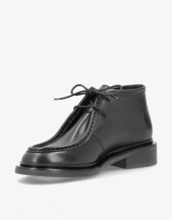 PHENUMB MAGNOLIA - Sort læder - Snørestøvle Dame