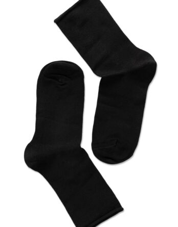 Note Woman Bamboo Roll Top Black