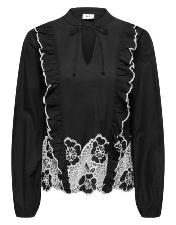 JDY HOLLY L/S EMB TOP WVN EXP SORT