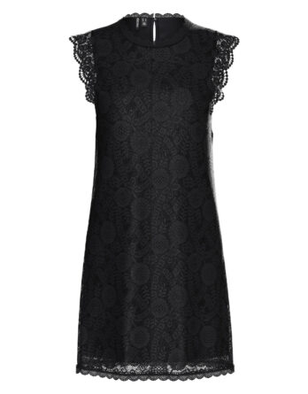 PIECES OLLINE SL LACE DRESS WVN NOOS BLACK