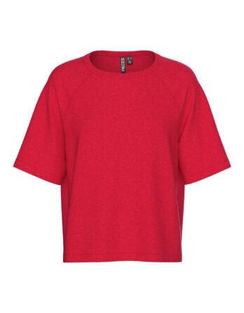 PIECES BREE SS O-NECK KNIT NOOS BC