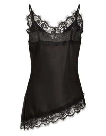 PIECES NOMI STRAP SATIN LACE TOP SORT