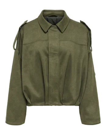 ONLY MOON-STINA FAUX SUEDE BOMBER PNT NOOS