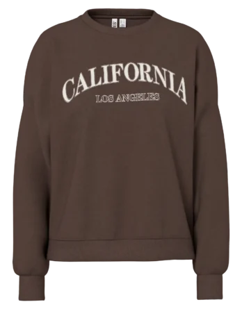 PIECES TAMY LS LOOSE SWEAT D2D