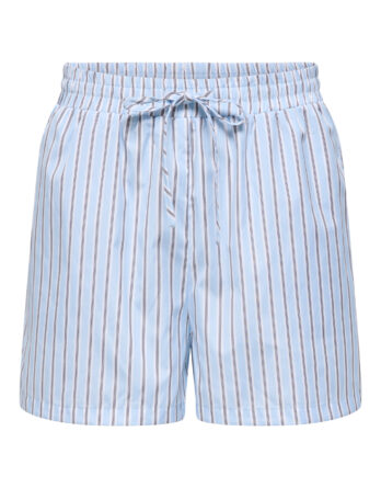ONLY LORIS STRIPED WIDE PULL UP PANTS WVN Lyseblå