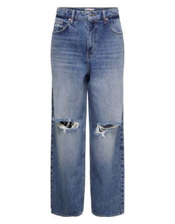 ONLY AMBER LW DESTROY OVS BAGGY DNM DOT