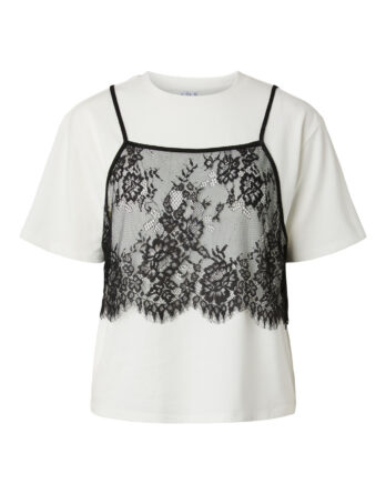 PIECES FNUG LS LACE SINGLET LAYER TEE JRS D2D