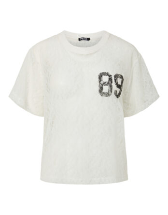 PIECES FLACY SS BOXY LACE TEE JRS D2D