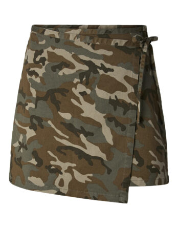 PIECES MIMMI MW WRAP SKIRT DNM D2D