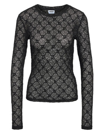 NOISY MAY JUDITH L/S LACE TOP NOOS