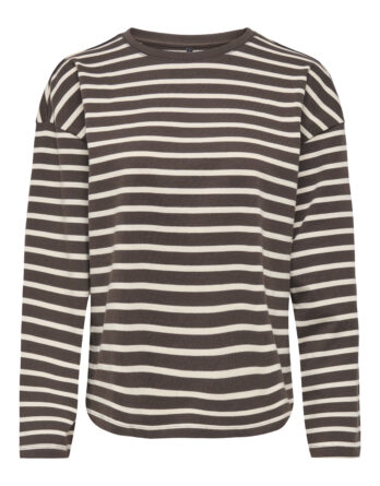 ONLY NEW SOPH L/S O-NECK TOP BOX JRS BRUN