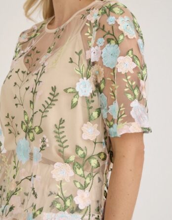 Fuschia Blouse Rose/blue