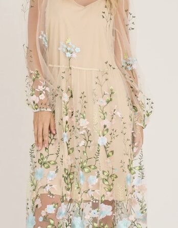 Fuschia Dress Rose/blue