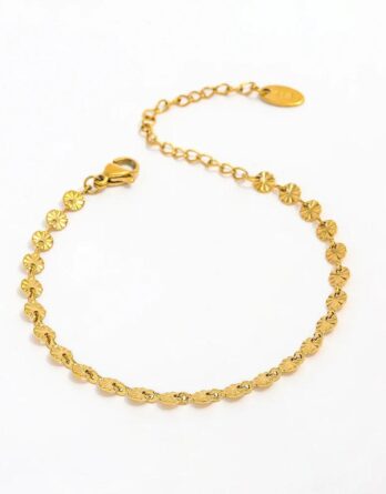 Muun Studios Burst dot armbånd guld