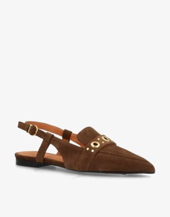 PHENUMB ABOVE - Brunt ruskind - Slingback sko