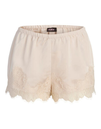 JJXX VIMA SATIN LACE SHORTS WVN LN BEIGE
