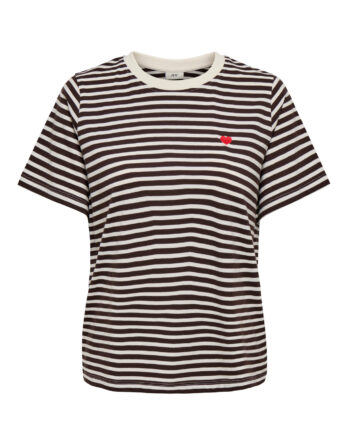 JDY PISA S/S PRINT TOP JRS NOOS BRUN