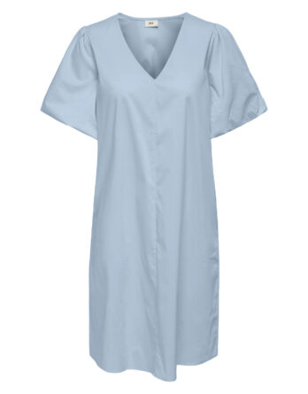 JDY MIO 2/4 MIDIDRESS WVN DIA LYSEBLÅ