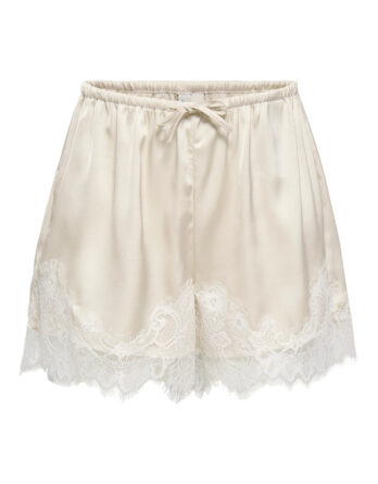 ONLY MENUS LACE SATIN SHORTS WVN EX HVID