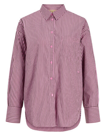 JJXX JAMIE LS RELAXED POPLIN SHIRT WVN NOOS ORCHID SMOKE DEMITASSE