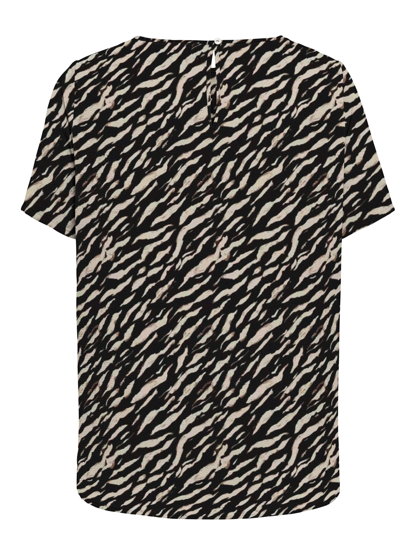 ONLY CARMAKOMA VICA S/S TOP WVN NOOS BRUSH - Billede 2
