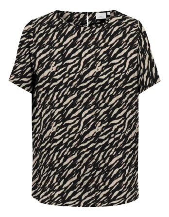 ONLY CARMAKOMA VICA S/S TOP WVN NOOS BRUSH
