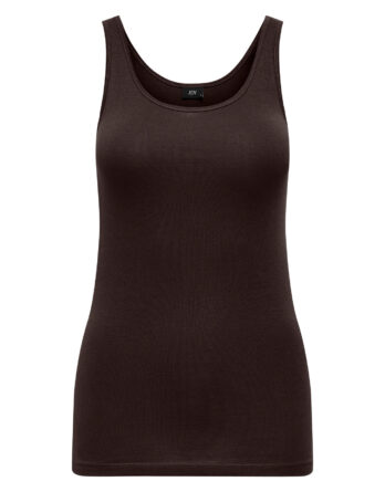 JDY AVA S/L TANK TOP 180 JRS NOOS BRUN