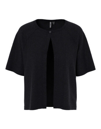 PIECES BREE SS O-NECK KNIT CARDIGAN NOOS BC BLACK
