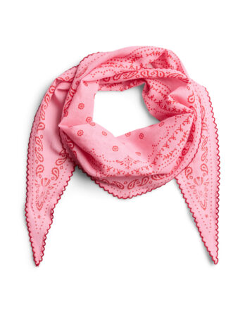 PIECES ANEMONE SCARF BC Sea Pink
