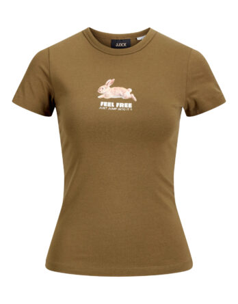 JJXX GIGI JXGIGI STR SS PRINT TEE JRS Beech FEEL FREE