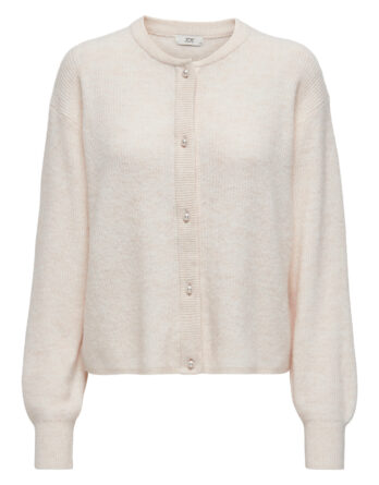 JDY LUMI L/S BUTTON CARDIGA KNT NOOS BIRCH MELANGE